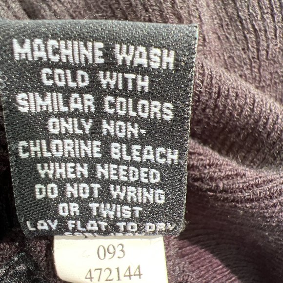 Moda International Sleeveless Turtle Neck Acrylic Blend Sweater Dress Black Sz S - Picture 9 of 9